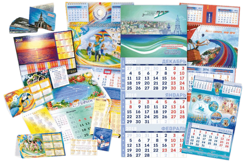 Изготовление календарей