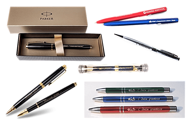 Лазерная гравировка на ручках