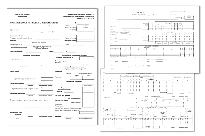 Путевые листы