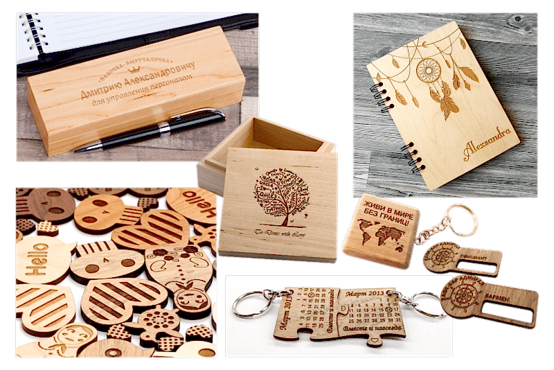 Лазерная гравировка по дереву