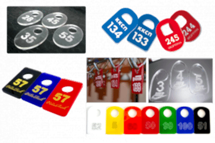 Гардеробные номерки с гравировкой Гардеробные номерки с гравировкой