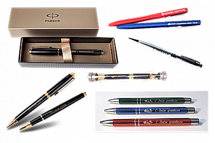 Лазерная гравировка на ручках Лазерная гравировка на ручках